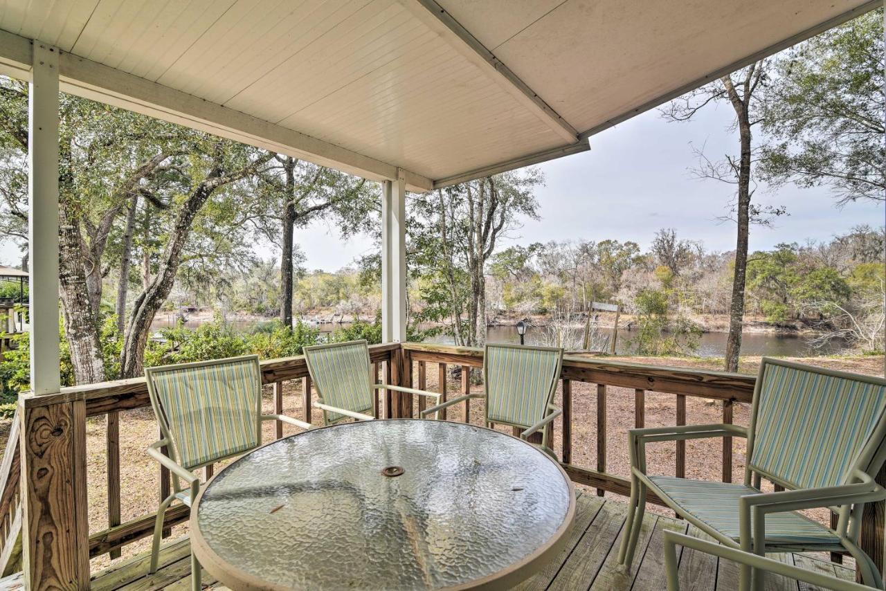 Fishing Paradise With Deck On Suwannee River Branford المظهر الخارجي الصورة