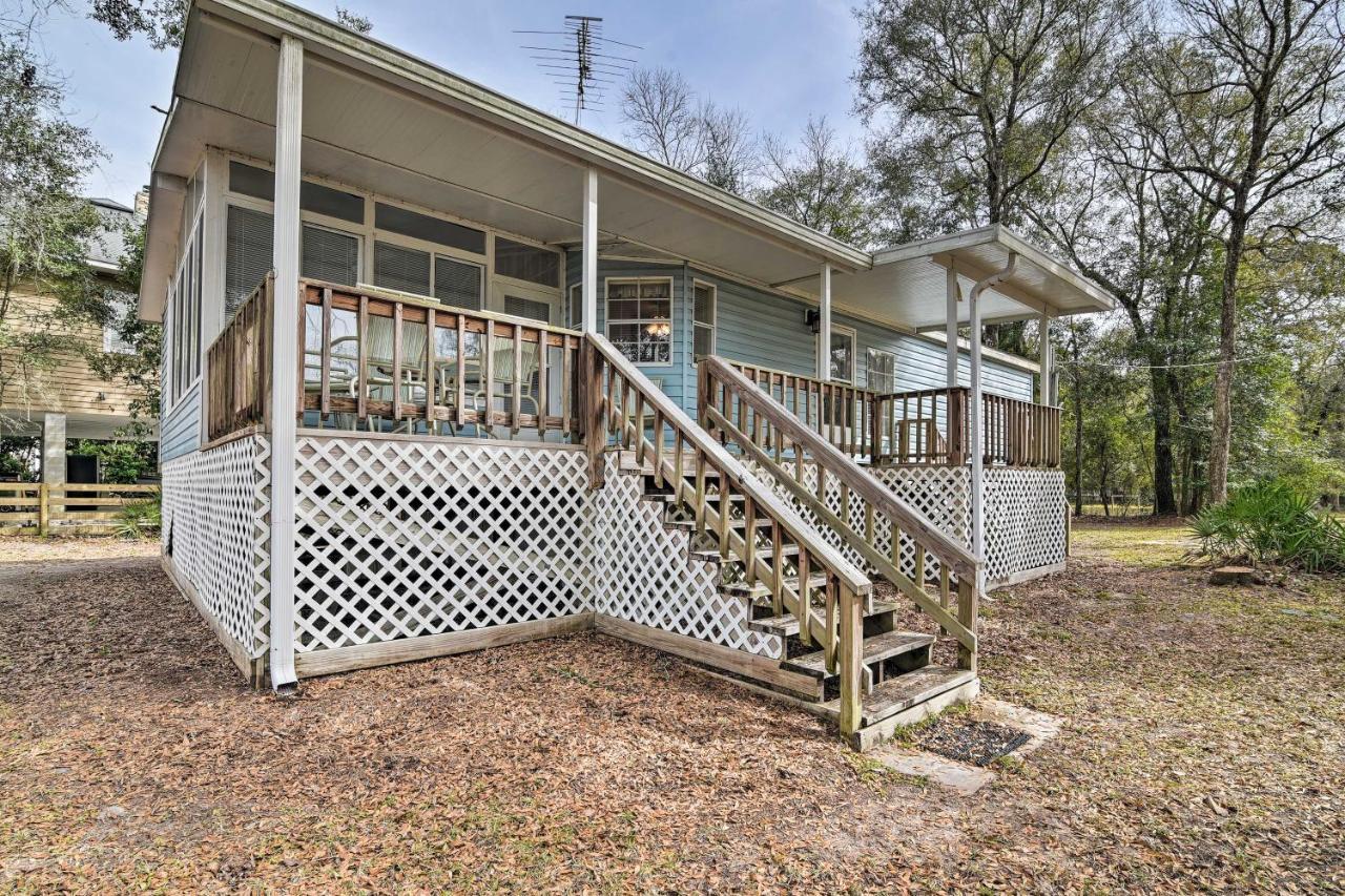 Fishing Paradise With Deck On Suwannee River Branford المظهر الخارجي الصورة
